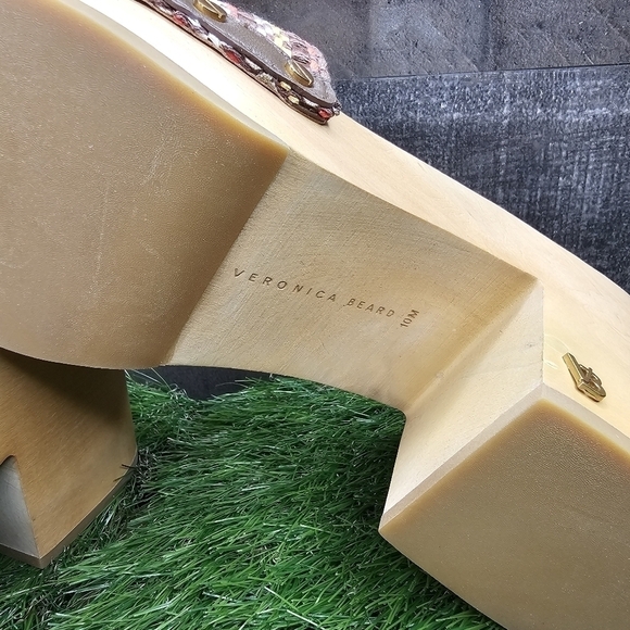 New Veronica Beard Hannalee Woven Platform Sandal. 10 - Picture 13 of 14